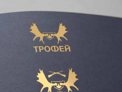Разработка логотипа охотничьего хозяйства Трофей